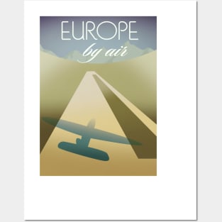 Europe By Air Posters and Art